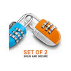 Picture of PADLOCKS MINI COMBI TWIN ORANGE